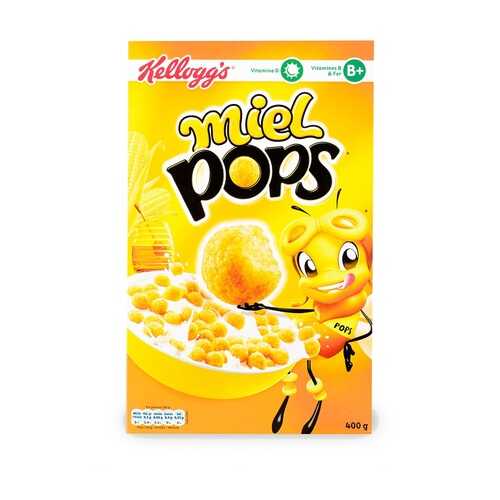 Готовый завтрак Miel Pops медовые шарики, Kellogg's, 400 г, Франция в Перекресток