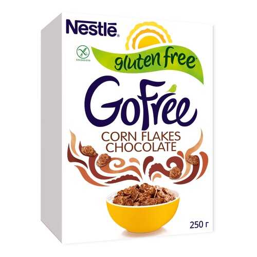 Хлопья кукурузные шоколадные Nestle Gofree обогащенные витаминами 250 г в Перекресток