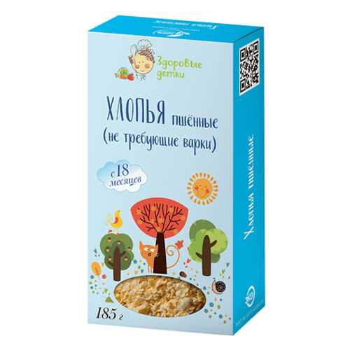 Хлопья пшённые Здоровые детки 185 г в Перекресток