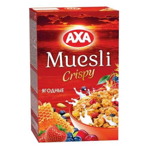 Мюсли crispy AXA ягодные 270 г в Перекресток