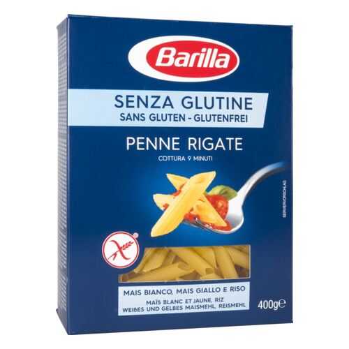 Макаронные изделия Barilla пенне ригате senza glutine 400 г в Перекресток