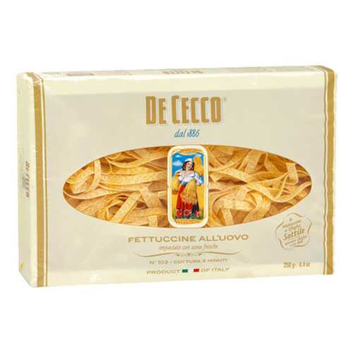 Макаронные изделия De Cecco fettuccine all'uovo 250 г в Перекресток