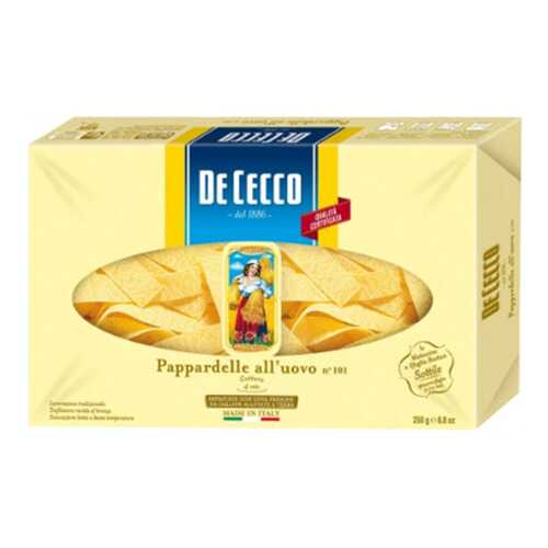 Макаронные изделия De Cecco рappardelle аll'uovo №101 250 г в Перекресток