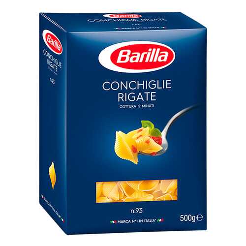 Макароны Barilla collezione конкилье ригате 500 г в Перекресток