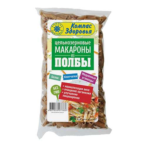 Макароны Компас Здоровья из полбы 350 г в Перекресток