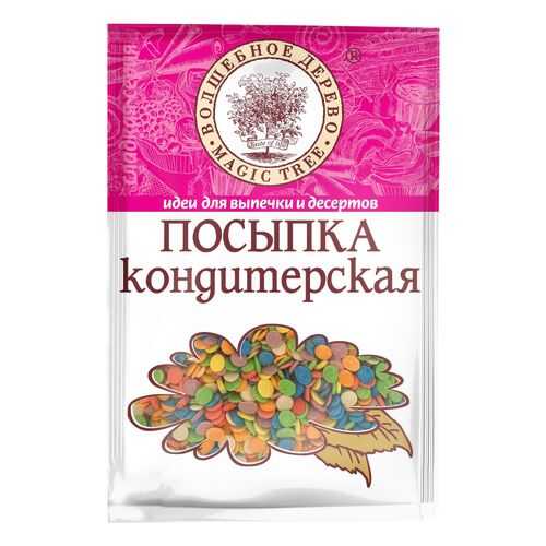 Посыпка кондитерская Волшебное дерево конфетти яркие 40 г в Перекресток