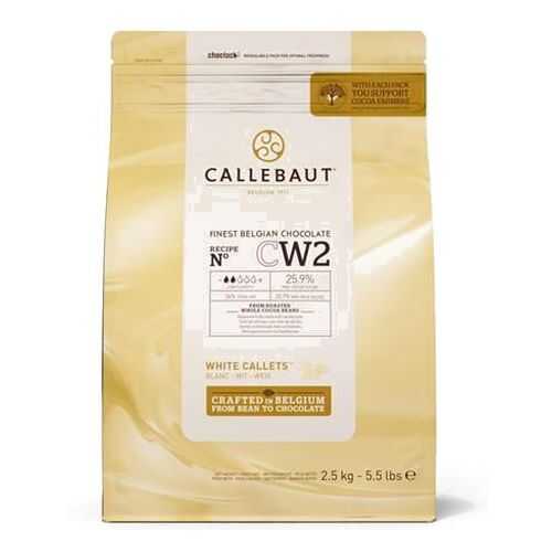 Шоколад белый Callebaut (CW2-RT-U71) 2.5 кг в Перекресток