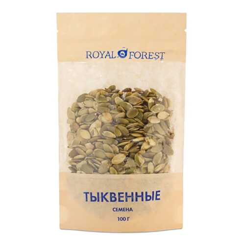 Семечки тыквенные Royal Forest очищенные 100 г в Перекресток