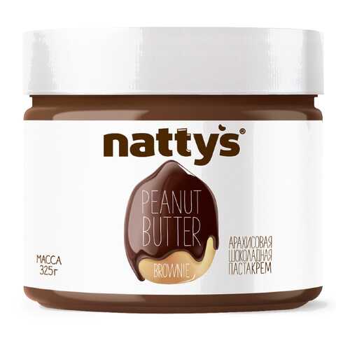 Арахисовая паста Nattys Brownie с тертым какао 325 г в Перекресток