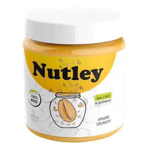 Арахисовая паста Nutley Crunchy 500 г в Перекресток