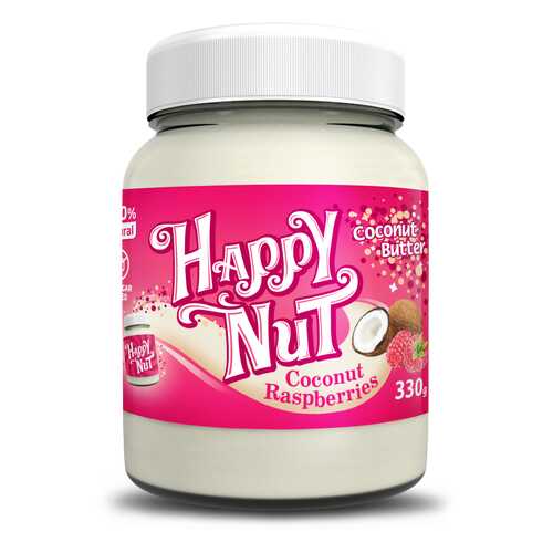 Кокосовая паста с малиной Happy Nut Coconut Raspberries 330г в Перекресток