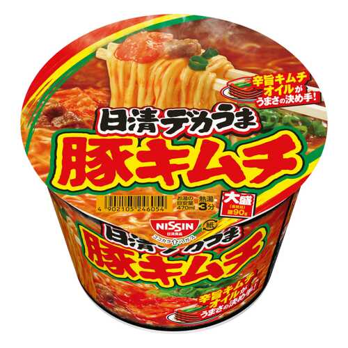 Лапша Nissin со вкусом Кимчи 103 г в Перекресток