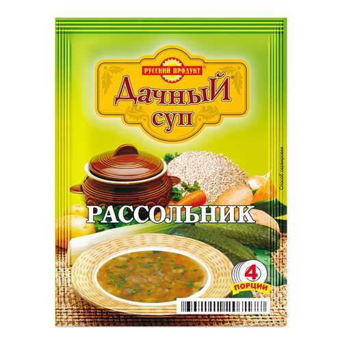 Суп дачный Русский Продукт рассольник варочный 65 г в Перекресток