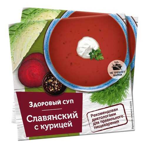 Суп Здоровый суп славянский с курицей 30 г в Перекресток