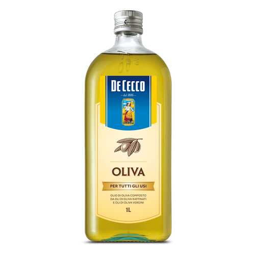 Масло De Cecco оливковое Olio di Olivia рафинированное 1л в Перекресток