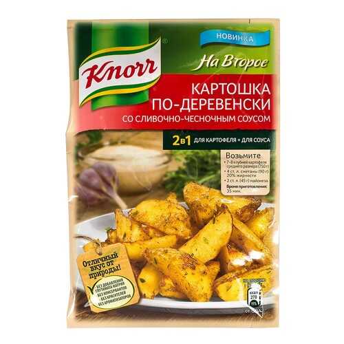 Смесь Knorr на второе со сливочно-чесночным соусом 28 г в Перекресток