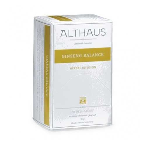 Чай Althaus Ginseng Balance Deli Pack 20*1.75 г в Перекресток