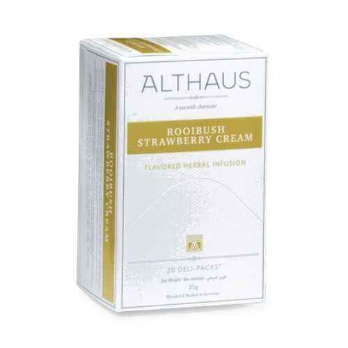 Чай Althaus Rooibush Strawberry Cream Deli Pack 20*1.75 г в Перекресток