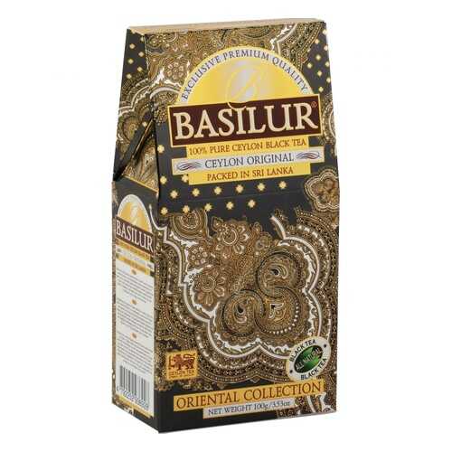 Чай Basilur Ceylon Original, черный листовой, 100 гр в Перекресток