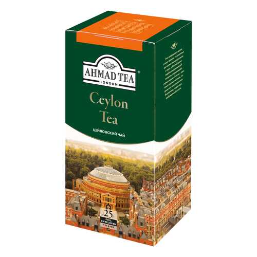 Чай черный Ahmad Tea ceylon tea 25 пакетиков в Перекресток