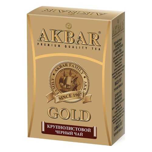 Чай черный Akbar gold крупнолистовой 100 г в Перекресток