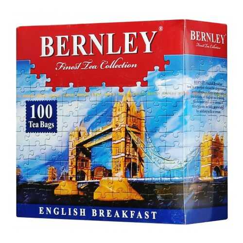 Чай черный Bernley english breakfast 100 пакетиков в Перекресток