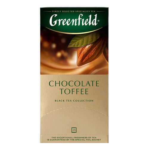 Чай черный Greenfield Chocolate Toffee 25 пакетиков в Перекресток