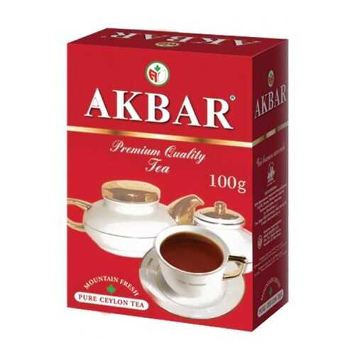 Чай черный листовой Akbar red&white 100 г в Перекресток