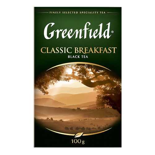 Чай черный листовой Greenfield Classic Breakfast 100 г в Перекресток