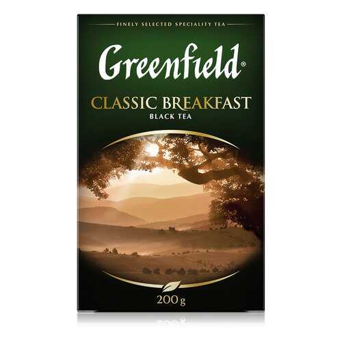 Чай черный листовой Greenfield Classic Breakfast 200 г в Перекресток