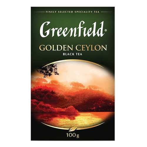 Чай черный листовой Greenfield Golden Ceylon 100 г в Перекресток