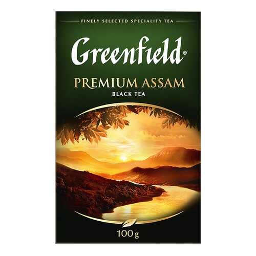 Чай черный листовой Greenfield Premium Assam 100 г в Перекресток