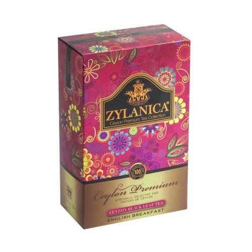 Чай черный листовой Zylanica ceylon premium collection английский завтрак FBOP 100 г в Перекресток