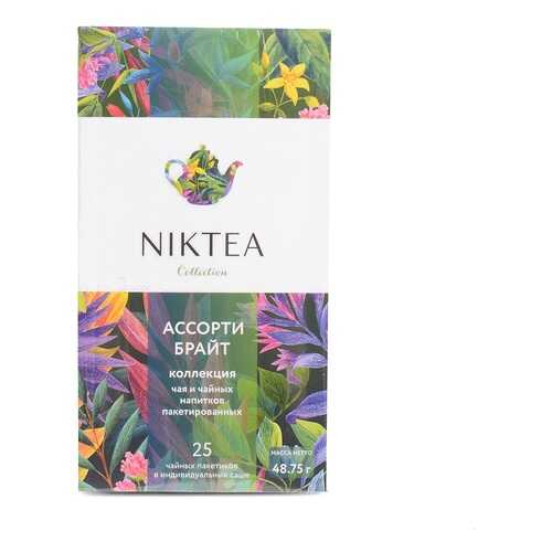 Чай черный Niktea Assorti Bright Ассорти 25 х 2 г к/к Россия в Перекресток