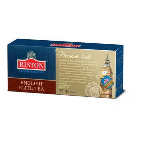 Чай черный Riston english elite tea 25 пакетиков в Перекресток