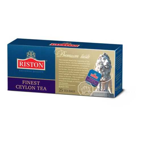 Чай черный Riston finest ceylon tea 25 пакетиков в Перекресток