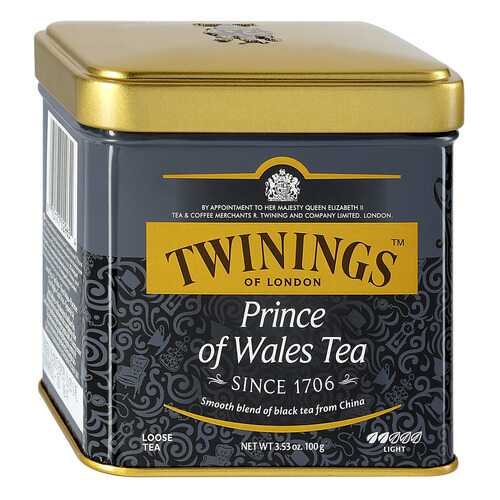 Чай черный Twinings принц уэльский байховый среднелистовой 100 г в Перекресток