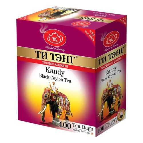 Чай черный в пакетиках для чашки Ти Тэнг Kandy 100*2.5 г в Перекресток