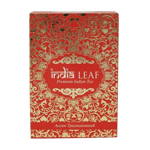 Чай India leaf Ассам традиционный, черный мелколистовой, 100 гр в Перекресток