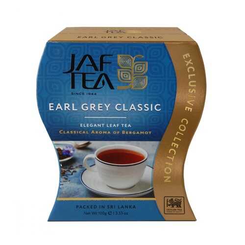 Чай Jaf Tea Earl Grey Classic черный листовой с бергамотом 100 г в Перекресток