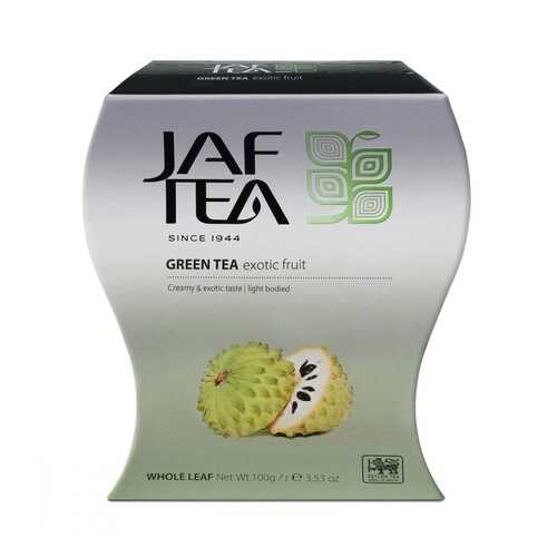 Чай Jaf Tea Green Tea Exotic Fruit зеленый с саусепом 100 г в Перекресток