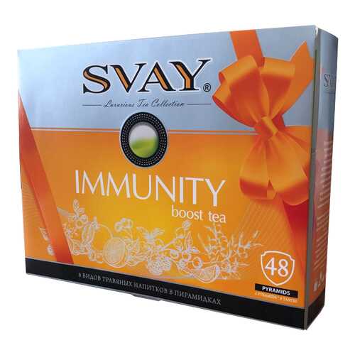 Чай Svay Immunity boost tea, ассорти, 48 пирамидок в Перекресток