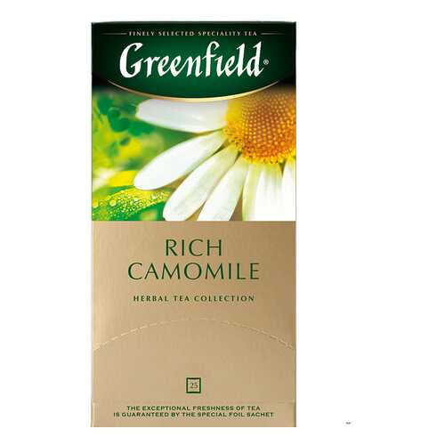 Чай травяной Greenfield Rich Camomile 25 пакетиков в Перекресток