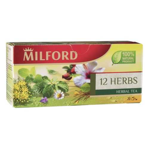 Чай травяной Milford 12 herbs 20 пакетиков в Перекресток