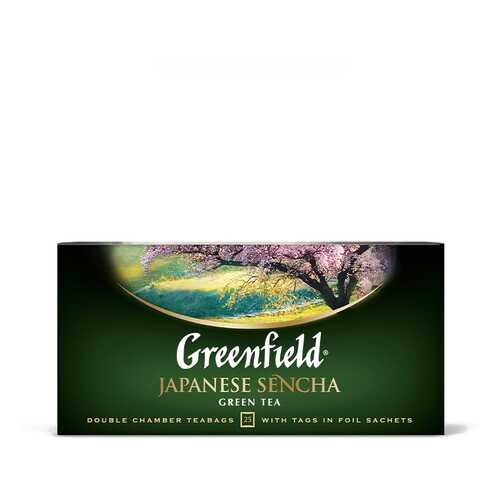 Чай зеленый Greenfield Japanese Sencha 25 пакетиков в Перекресток