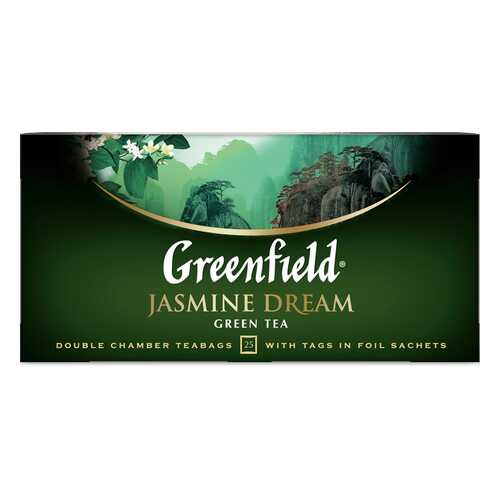 Чай зеленый Greenfield Jasmine Dream 25 пакетиков в Перекресток