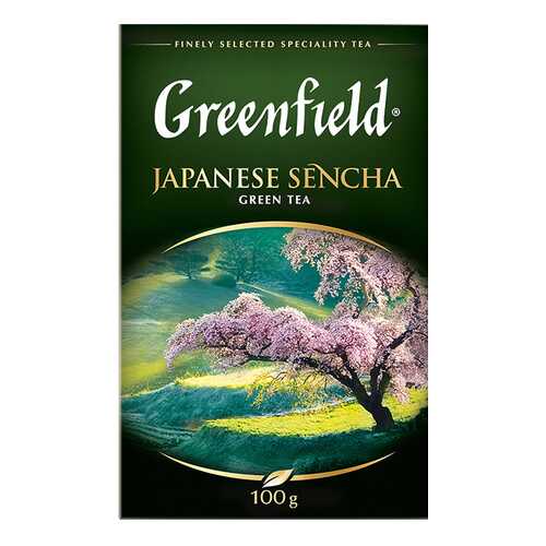 Чай зеленый листовой Greenfield Japanese Sencha 100 г в Перекресток