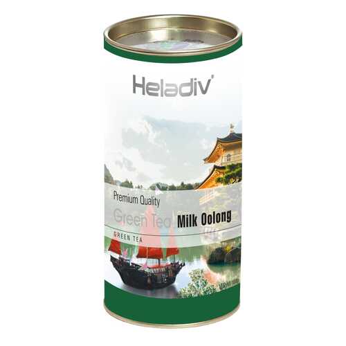 Чай зеленый листовой Heladiv milk ooling молочный улун в тубе 100 г в Перекресток