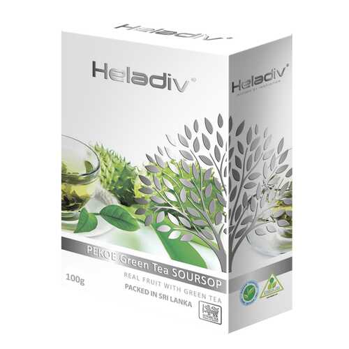 Чай зеленый листовой Heladiv soursop green tea 100 г в Перекресток