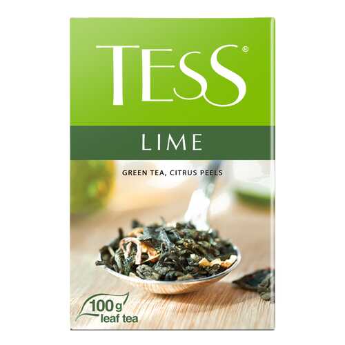 Чай зеленый листовой Tess Lime 100 г в Перекресток